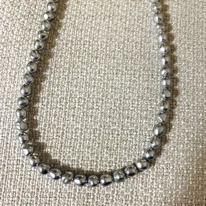 Vintage Light Gray Fresh water Pearl Necklace